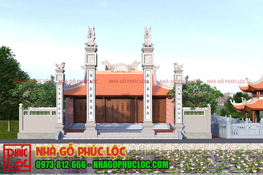 Mẫu cổng tam quan dành cho nhà thờ họ lớn