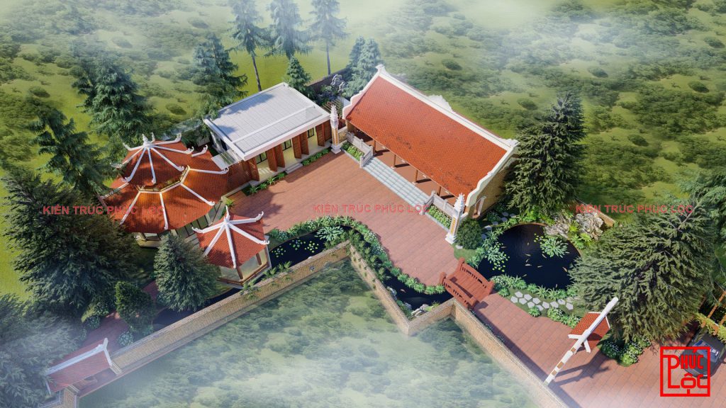 Một trong những mẫu thiết kế cảnh quan sân vườn Kiến trúc Phúc Lộc đã thực hiện 