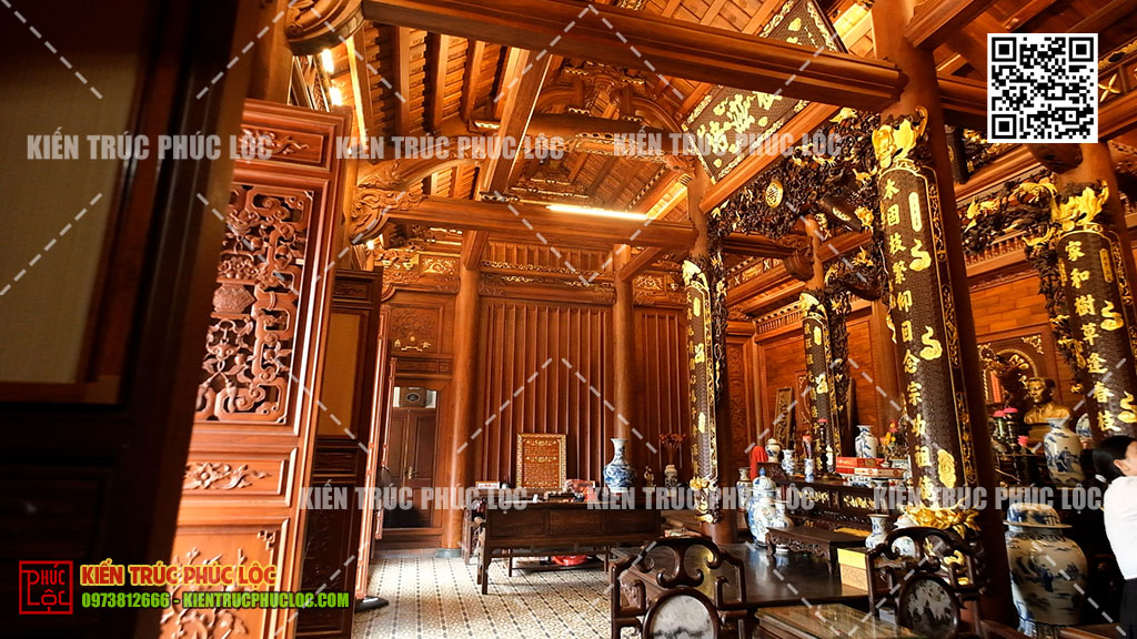 Mẫu nhà 5 gian chữ u