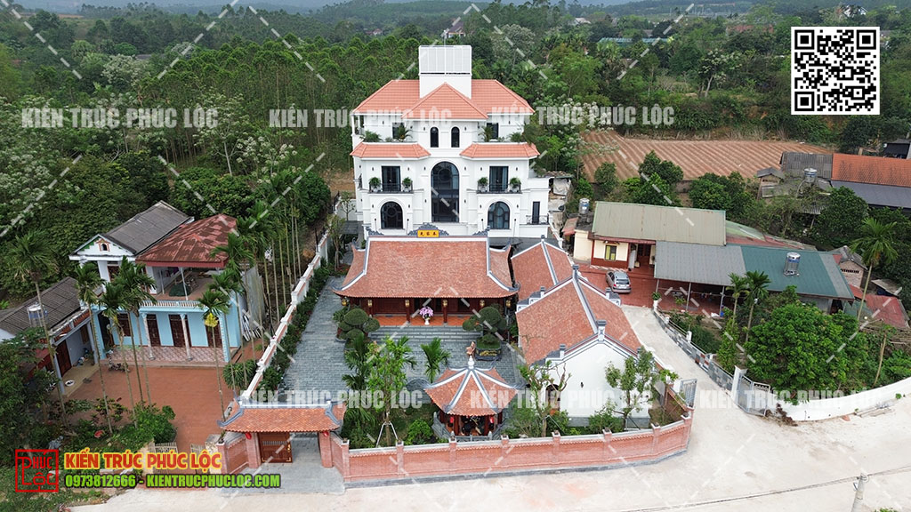 mẫu nhà gỗ 3 gian bố cục chữ nhị 2