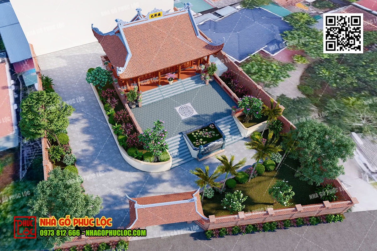 Những yếu tố cần lưu ý khi thiết kế mẫu nhà gỗ 3 gian có hậu cung