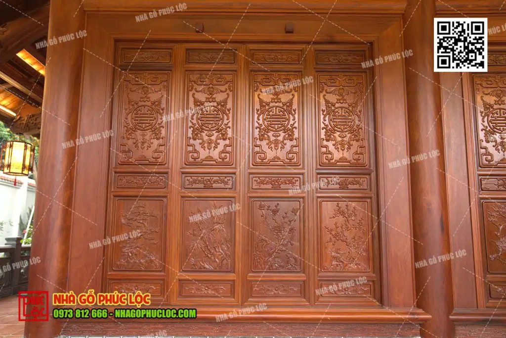 Hoa văn chạm khắc thể hiện giá trị thẩm mỹ