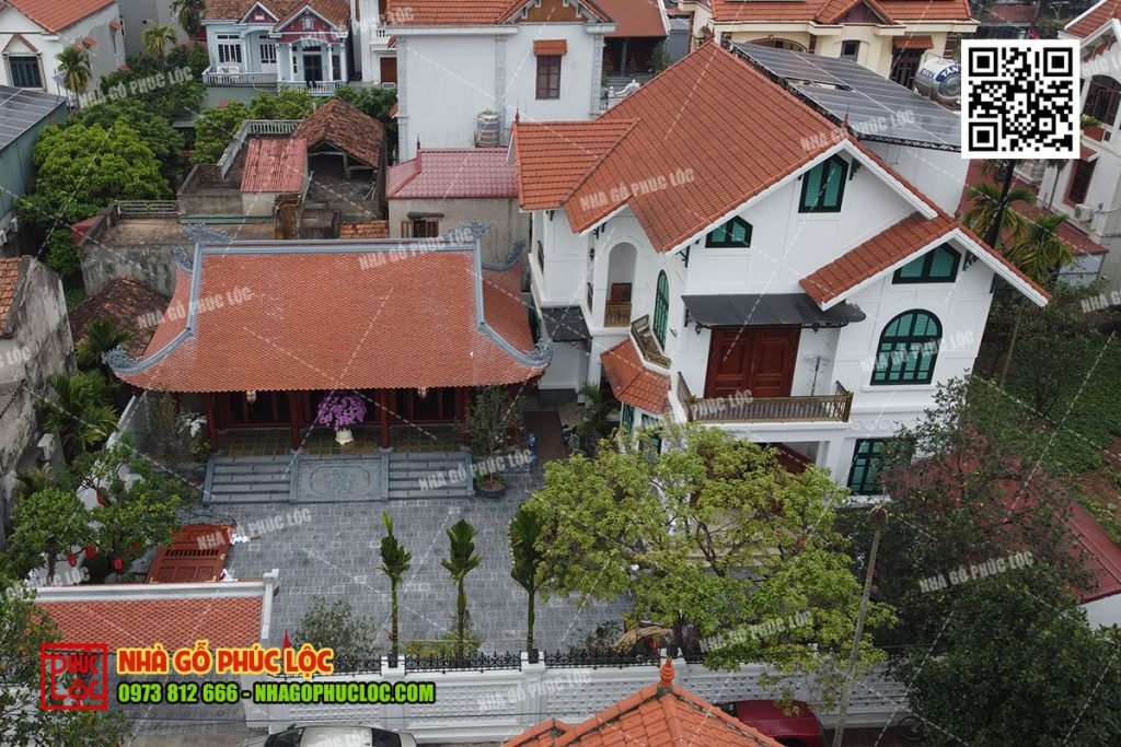 Nhà gỗ 3 gian 4 mái phù hợp với những khuôn viên nào?